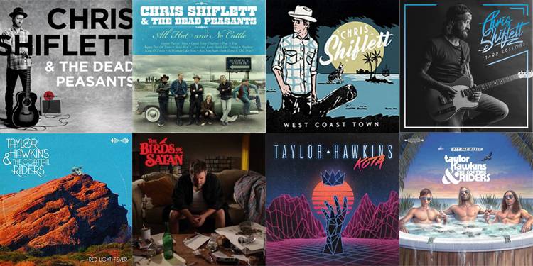 The eight albums released by Chris Shiflett and Taylor Hawkins in the decade